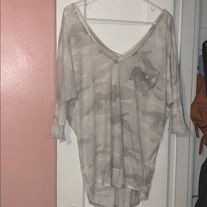 Express off the shoulder oversized quarter sleeve